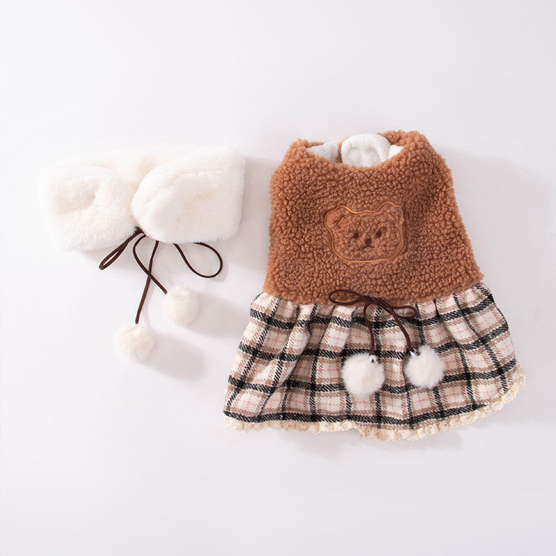 Fashion New Puppy Cute Bear Dress