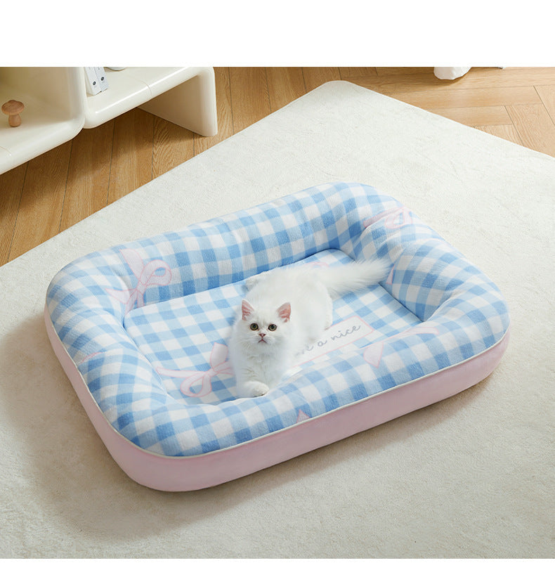 Kennel All Seasons Small Dog Teddy Bigbear Dog Bed Cushion Sofa Sleeping Mat Cat's Nest Pet Supplies