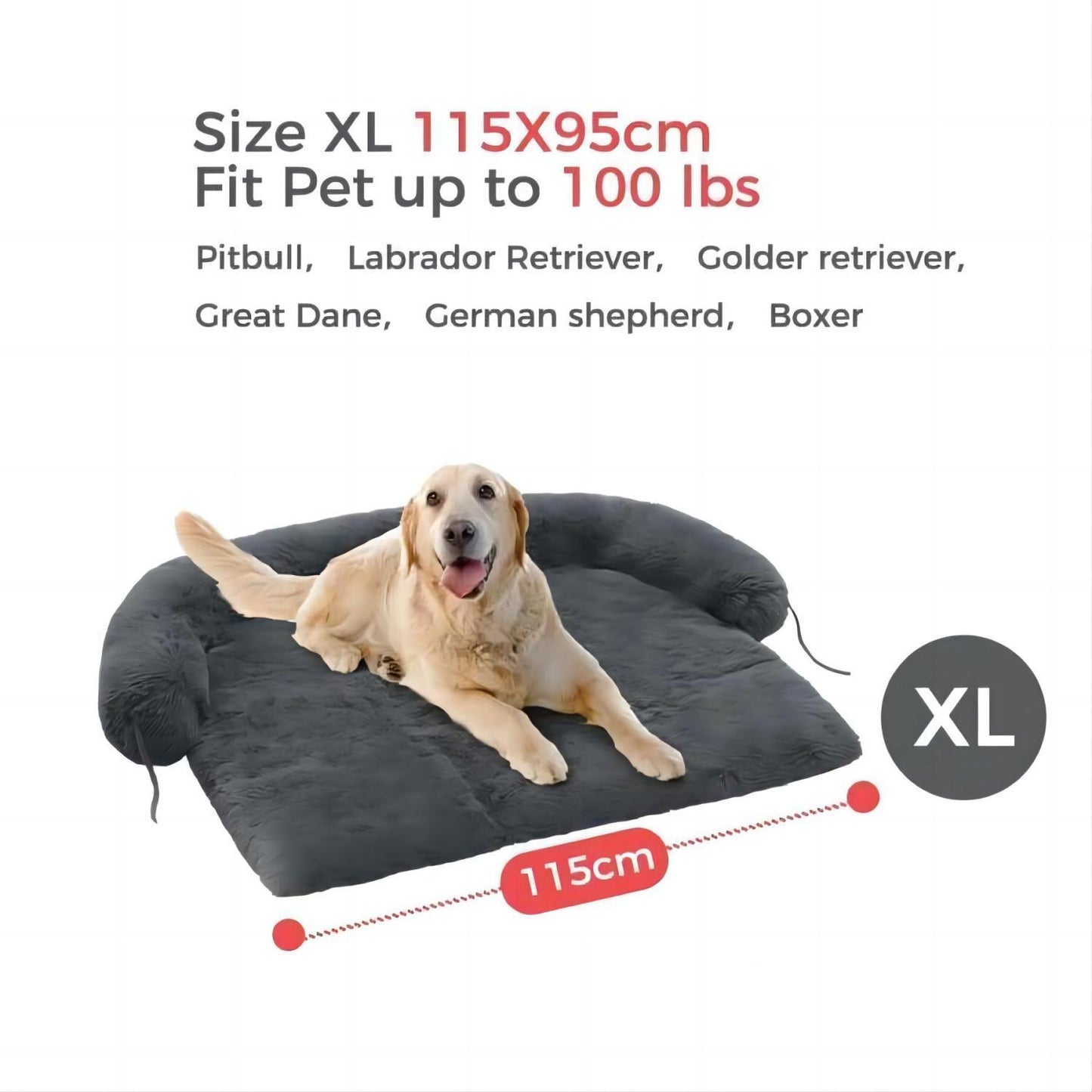 Fluffy Dog Bed, , Forbidden Sales Platform - Shein, Can Not Be Shipped On Weekends