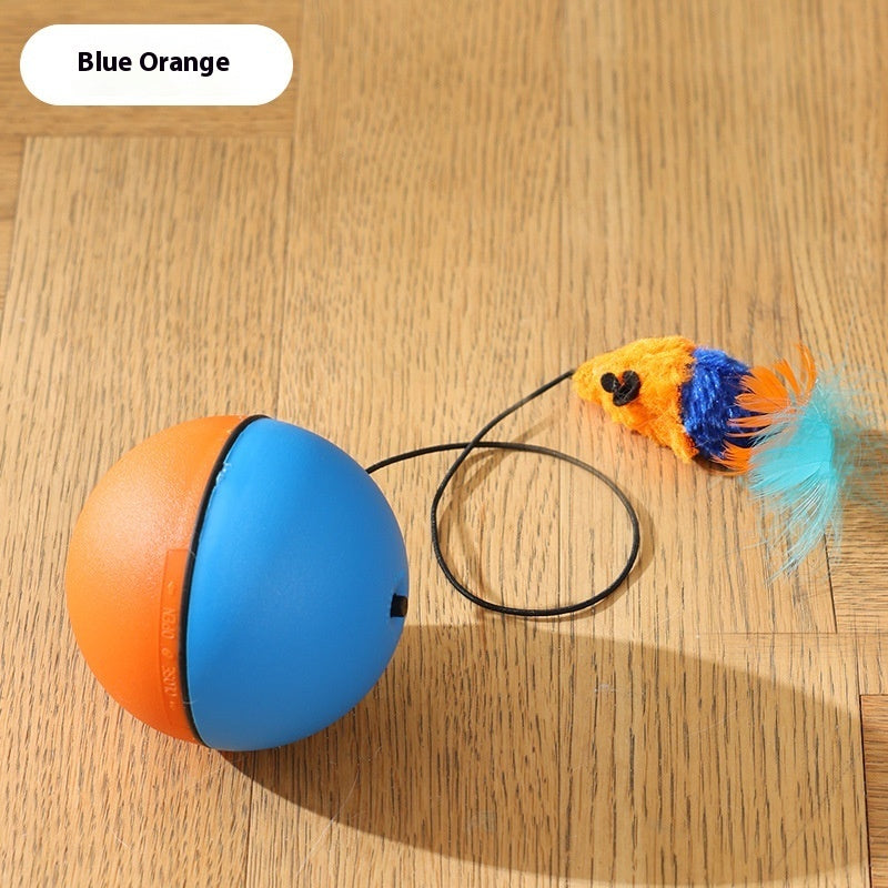 Cat Toys Mouse Teaser Ball Funny Moving Toy For Pets Cat Dog Electric Teaser Ball Automatic Intelligent Rolling Ball Pet Products