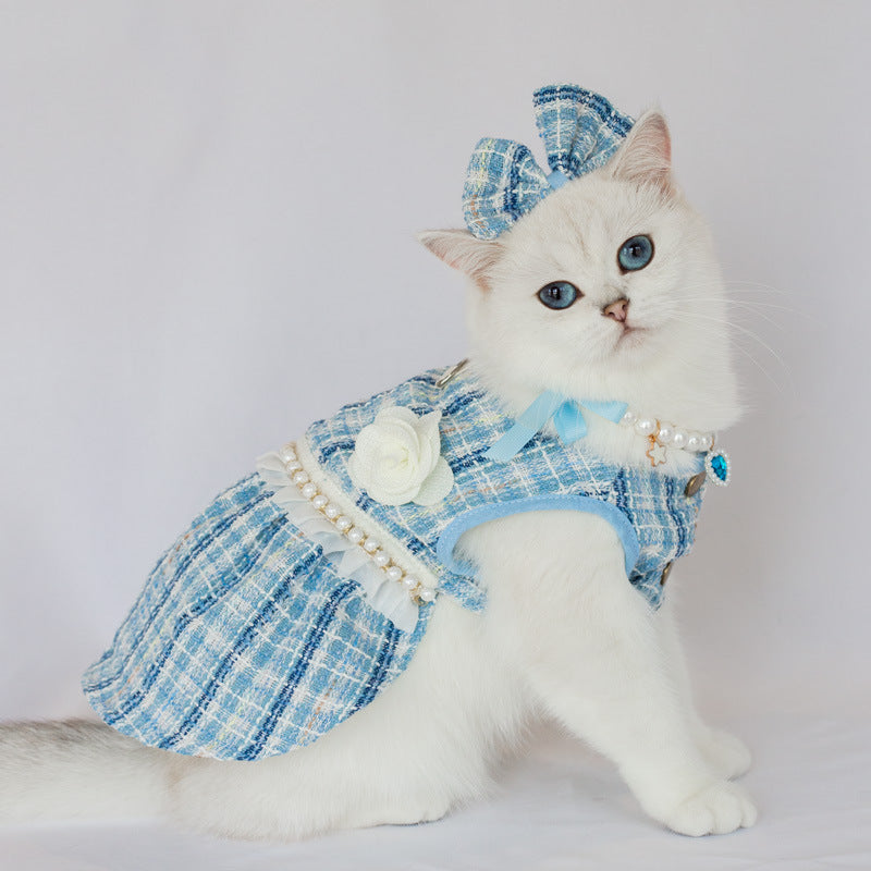 Pet Skirt Cat Fashion Cute Dress